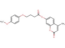 4-methyl-2-oxo-2H-chromen-7-yl 4-(4-methoxyphenoxy)butanoate