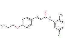 N-(5-chloro-2-methylphenyl)-3-(4-propoxyphenyl)acrylamide
