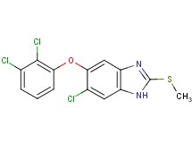 6-chloro-5-(2,3-dichlorophenoxy)-2-(methylthio)-1H-benzimidazole