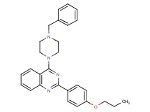 4-(4-benzyl-1-piperazinyl)-2-(4-propoxyphenyl)quinazoline