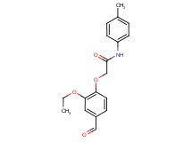 2-(2-ethoxy-4-formylphenoxy)-N-(4-methylphenyl)acetamide