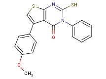2-mercapto-5-(4-methoxyphenyl)-3-phenylthieno[2,3-d]pyrimidin-4(3H)-one