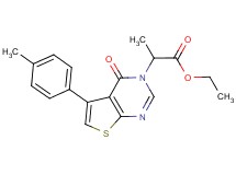 ethyl 2-[5-(4-methylphenyl)-4-oxothieno[2,3-d]pyrimidin-3(4H)-yl]propanoate