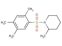 2-methyl-1-[(2,4,5-trimethylphenyl)sulfonyl]piperidine