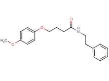 4-(4-methoxyphenoxy)-N-(2-phenylethyl)butanamide
