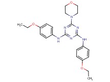 N,N'-bis(4-ethoxyphenyl)-6-(4-morpholinyl)-1,3,5-triazine-2,4-diamine