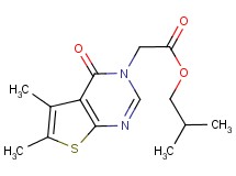 isobutyl (5,6-dimethyl-4-oxothieno[2,3-d]pyrimidin-3(4H)-yl)acetate