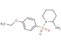 1-[(4-ethoxyphenyl)sulfonyl]-2-methylpiperidine