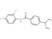 N-(2,4-difluorophenyl)-4-isopropylbenzamide