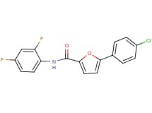 5-(4-chlorophenyl)-N-(2,4-difluorophenyl)-2-furamide