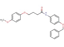 N-[4-(benzyloxy)phenyl]-4-(4-methoxyphenoxy)butanamide