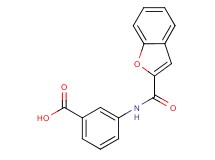 3-[(1-benzofuran-2-ylcarbonyl)amino]benzoic acid