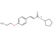 N-cyclopentyl-3-(4-propoxyphenyl)acrylamide