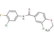 3-chloro-N-(3-chloro-4-fluorophenyl)-4-ethoxybenzamide
