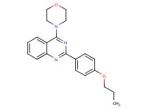 4-(4-morpholinyl)-2-(4-propoxyphenyl)quinazoline
