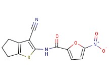 N-(3-cyano-5,6-dihydro-4H-cyclopenta[b]thien-2-yl)-5-nitro-2-furamide