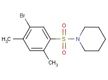 1-[(5-bromo-2,4-dimethylphenyl)sulfonyl]piperidine