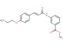 methyl 3-{[3-(4-propoxyphenyl)acryloyl]amino}benzoate
