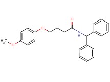 N-(diphenylmethyl)-4-(4-methoxyphenoxy)butanamide