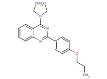 N,N-diethyl-2-(4-propoxyphenyl)-4-quinazolinamine