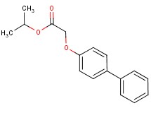 isopropyl (4-biphenylyloxy)acetate