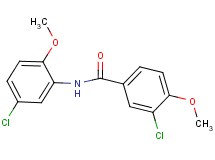 3-chloro-N-(5-chloro-2-methoxyphenyl)-4-methoxybenzamide