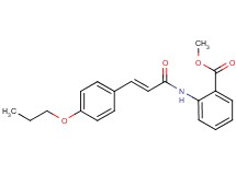 methyl 2-{[3-(4-propoxyphenyl)acryloyl]amino}benzoate