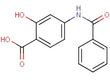 4-(benzoylamino)-2-hydroxybenzoic acid