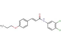 N-(3,4-dichlorophenyl)-3-(4-propoxyphenyl)acrylamide