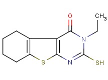 3-ethyl-2-mercapto-5,6,7,8-tetrahydro[1]benzothieno[2,3-d]pyrimidin-4(3H)-one