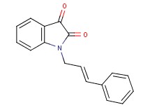 1-(3-phenyl-2-propen-1-yl)-1H-indole-2,3-dione