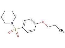 1-[(4-propoxyphenyl)sulfonyl]piperidine