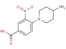 4-(4-methyl-1-piperidinyl)-3-nitrobenzoic acid