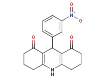 9-(3-nitrophenyl)-3,4,6,7,9,10-hexahydro-1,8(2H,5H)-acridinedione