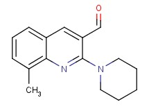 8-methyl-2-(1-piperidinyl)-3-quinolinecarbaldehyde