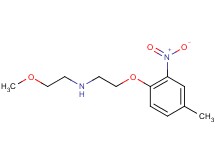 (2-methoxyethyl)[2-(4-methyl-2-nitrophenoxy)ethyl]amine oxalate