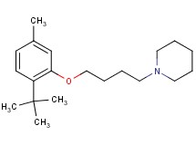 1-[4-(2-tert-butyl-5-methylphenoxy)butyl]piperidine oxalate