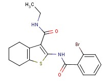 2-[(2-bromobenzoyl)amino]-N-ethyl-4,5,6,7-tetrahydro-1-benzothiophene-3-carboxamide