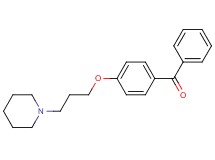 phenyl{4-[3-(1-piperidinyl)propoxy]phenyl}methanone oxalate