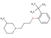 1-[3-(2-tert-butylphenoxy)propyl]-3-methylpiperidine oxalate