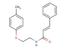 N-[2-(4-methylphenoxy)ethyl]-3-phenylacrylamide
