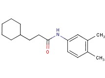3-cyclohexyl-N-(3,4-dimethylphenyl)propanamide