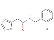 N-(2-chlorobenzyl)-2-(2-thienyl)acetamide