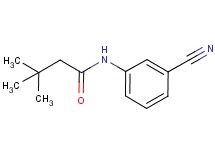 N-(3-cyanophenyl)-3,3-dimethylbutanamide