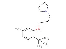 1-[3-(2-tert-butyl-5-methylphenoxy)propyl]pyrrolidine