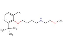 [4-(2-tert-butyl-6-methylphenoxy)butyl](2-methoxyethyl)amine oxalate