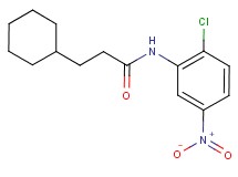N-(2-chloro-5-nitrophenyl)-3-cyclohexylpropanamide