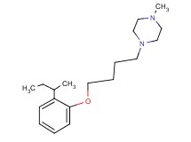 1-[4-(2-sec-butylphenoxy)butyl]-4-methylpiperazine