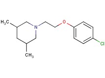 1-[2-(4-chlorophenoxy)ethyl]-3,5-dimethylpiperidine oxalate