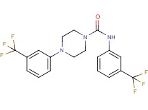 N,4-bis[3-(trifluoromethyl)phenyl]-1-piperazinecarboxamide